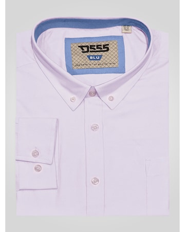 D555 Richard-PINK Basic Oxford Long Sleeve Shirt