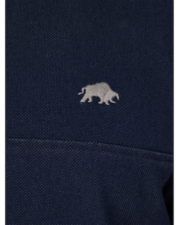 Raging Bull - Pique Quarter Zip Sweat - Navy