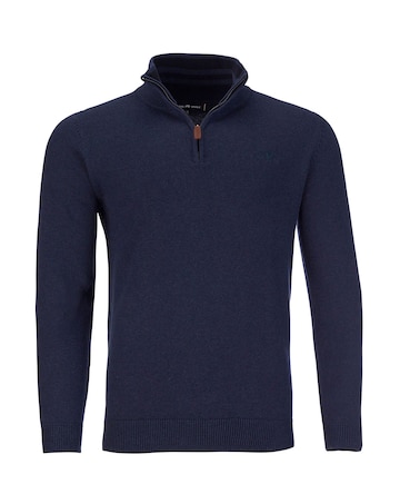 Raging Bull Classic Quarter Zip Knit Navy