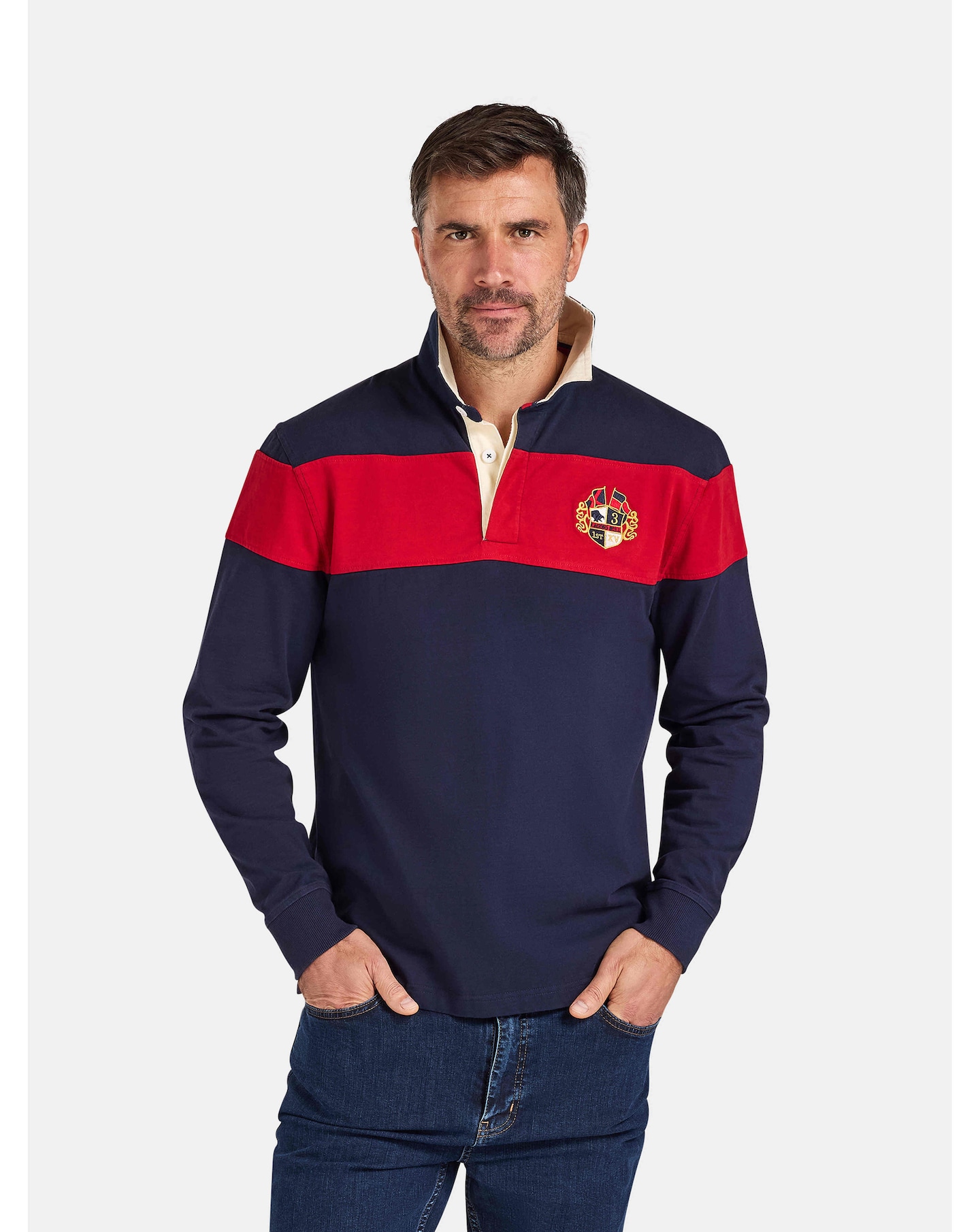 Raging Bull LS Chest Panel Rugby