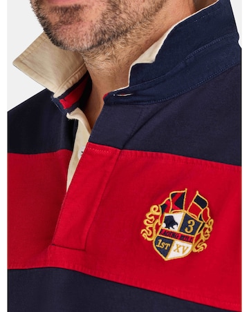 Raging Bull - Long Sleeve Chest Panel Rugby - Navy