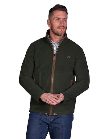 Raging Bull Fleece Zip Through Jacket Forest