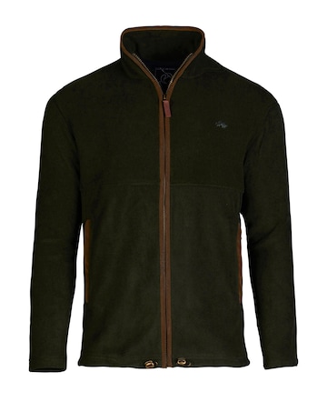Raging Bull Fleece Zip Through Jacket Forest
