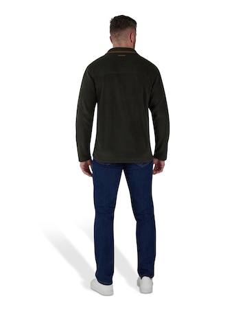 Raging Bull Fleece Zip Through Jacket Forest