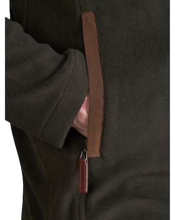 Raging Bull Fleece Zip Through Jacket Forest