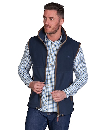 Raging Bull Fleece Gilet Navy