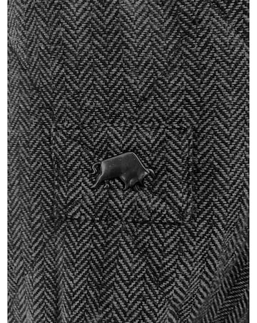 Raging Bull - Quilted Herringbone Jacket - Charcoal