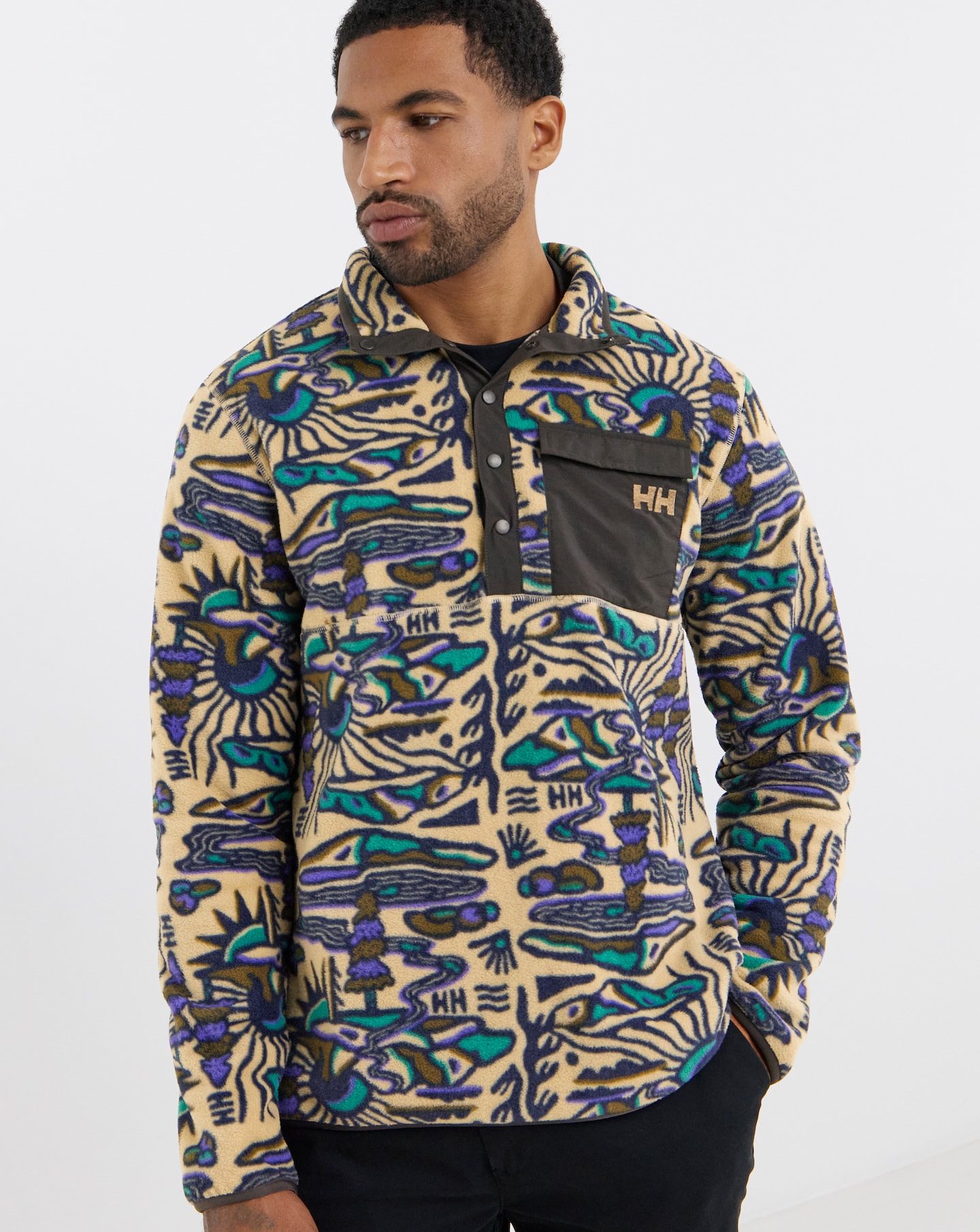 New In - Helly Hansen Mardialen Printed Fleece