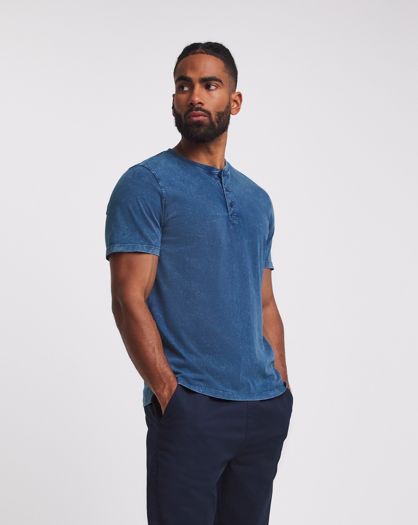 mens grandad style t shirts