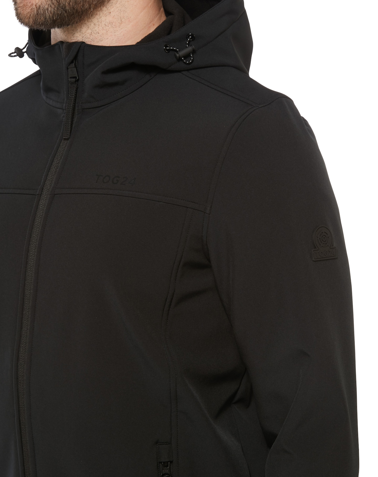 TOG24 Giacca softshell da uomo, impermeabile, antivento, per le