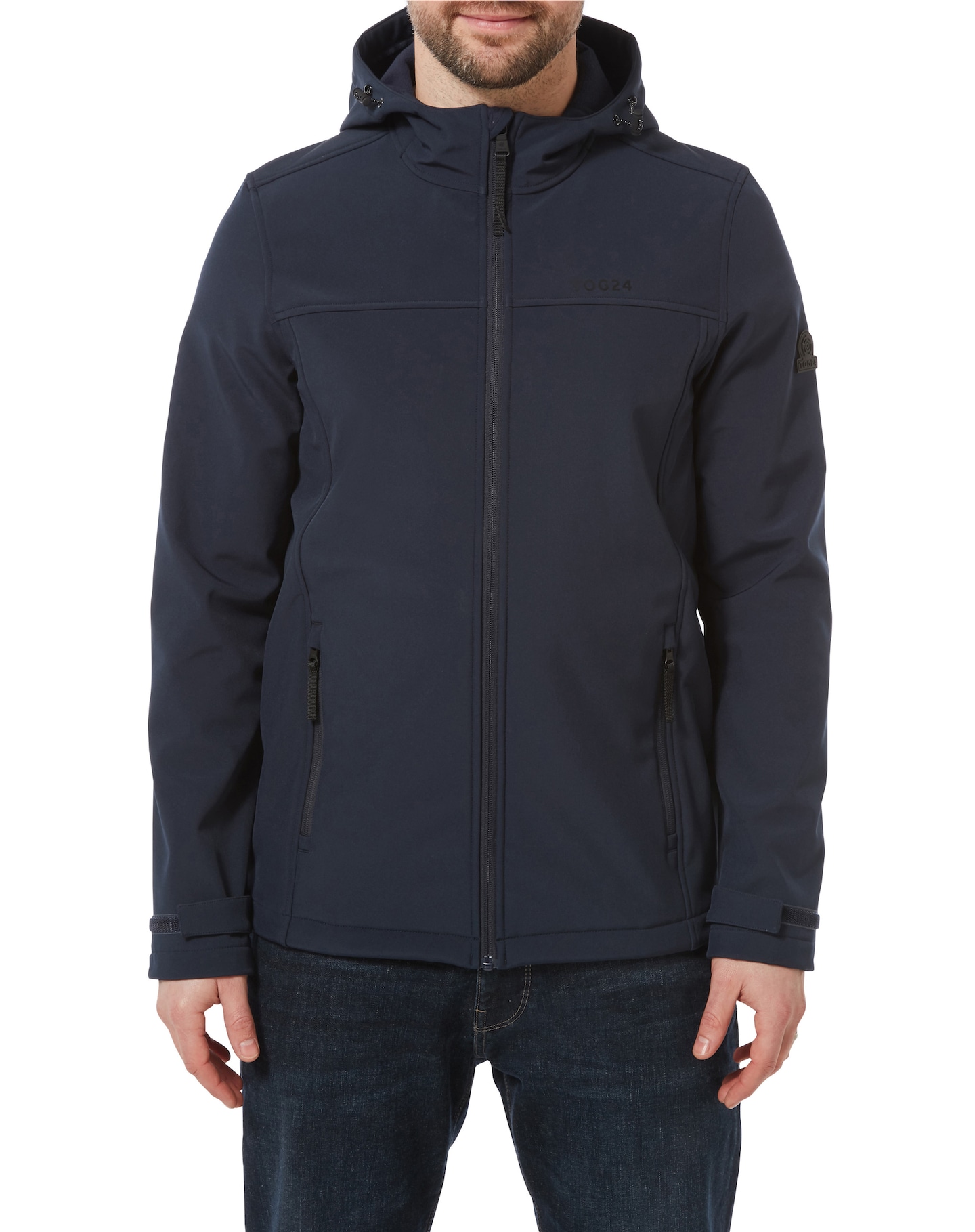 Tog24 Feizor Mens Hooded Softshell - Navy