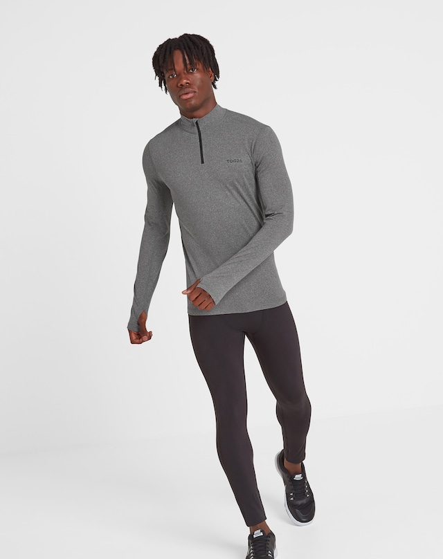 Tog24 Snowdon Mens Thermal Zip Neck