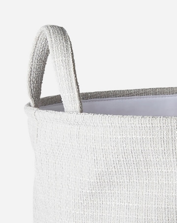 Grey Fabric Laundry Hamper