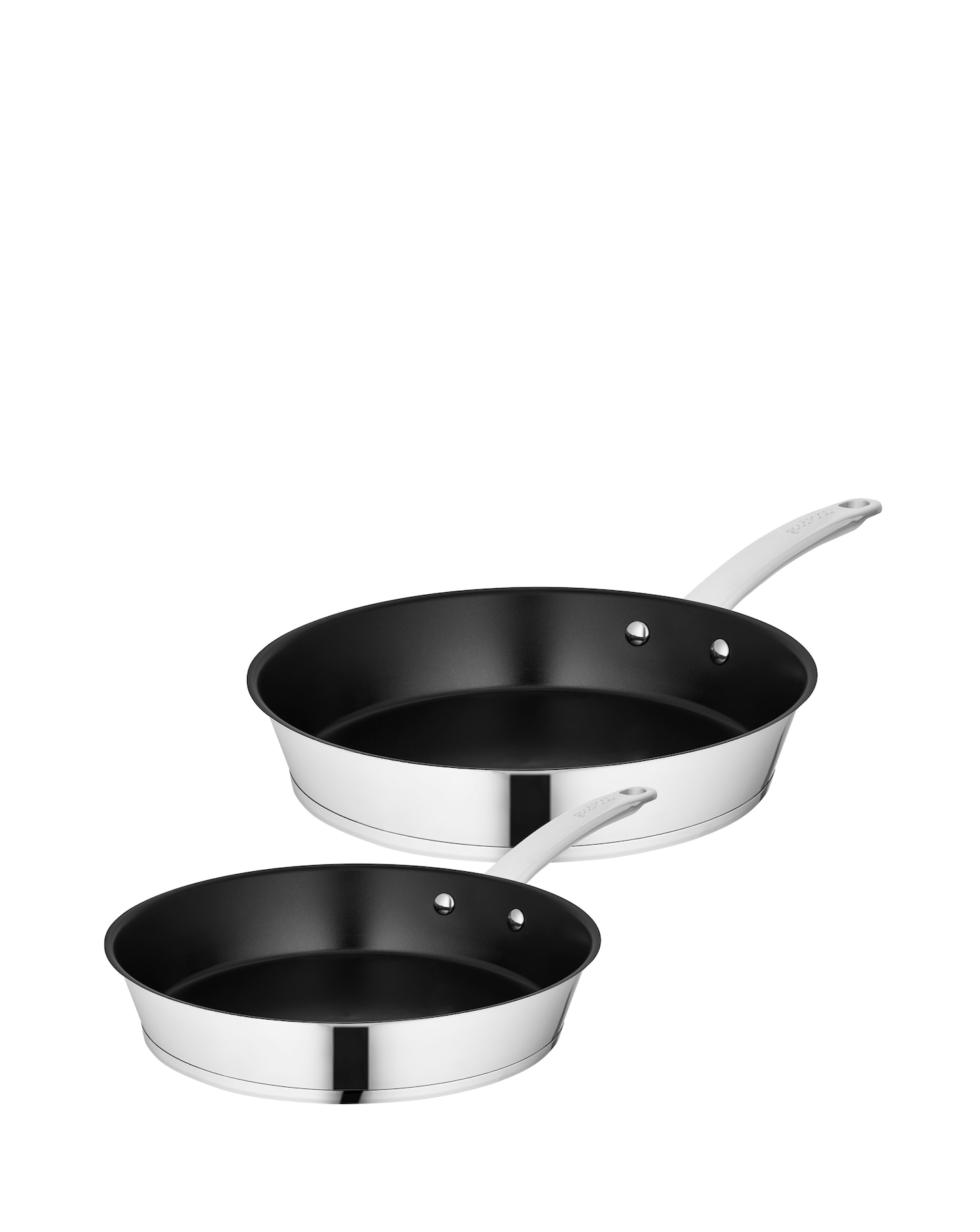 Good Food Steel 2 Piece Frying Pan Set