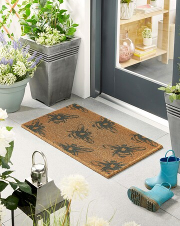 My Mat Printed Coir Buzzy Bees Doormat