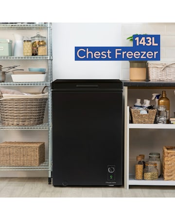 Russell Hobbs RH142CF0E1B 143L Chest Freezer - Black - E Rated