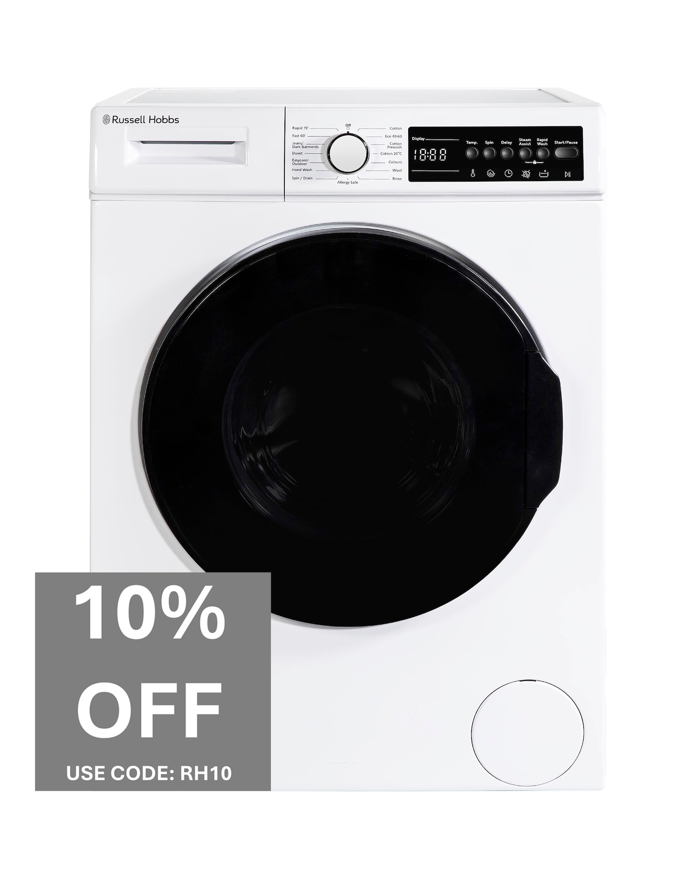 RH RH914W116W Washing Machine White Inst