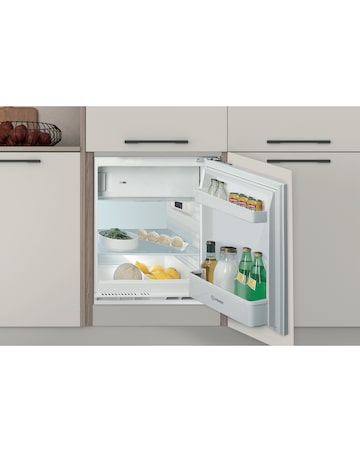 Indesit INBUF011 Integrated Under Counter Fridge with Ice Box + Installation