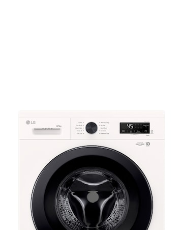 LG X10 W4X1085NWK 8kg/5kg 1400 Spin Washer Dryer - White + Install