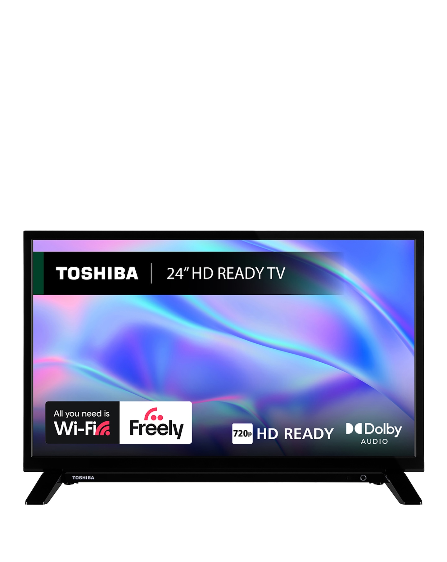 New In - Toshiba 24WV2553DB 24in HD TV w Freely
