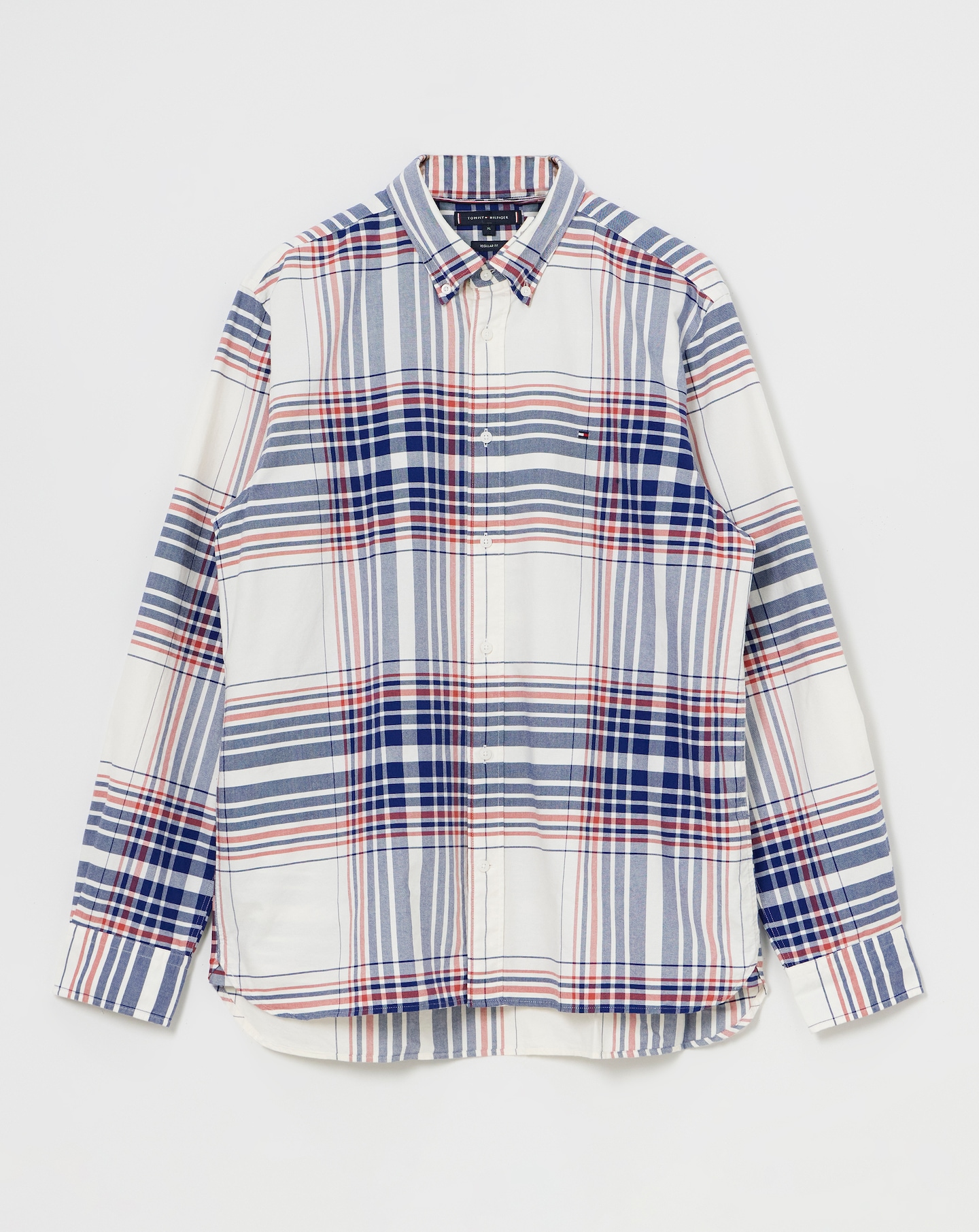 Tommy Hilfiger White Checked Shirt