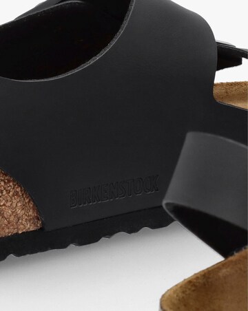 Birkenstock Milano Black Birko-Flor Sandals Standard Fit