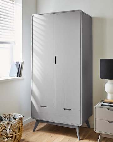 Oslo 2 Door 1 Drawer Wardrobe