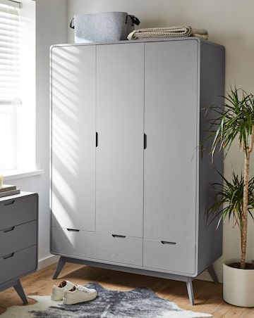 Oslo 3 Door 2 Drawer Wardrobe