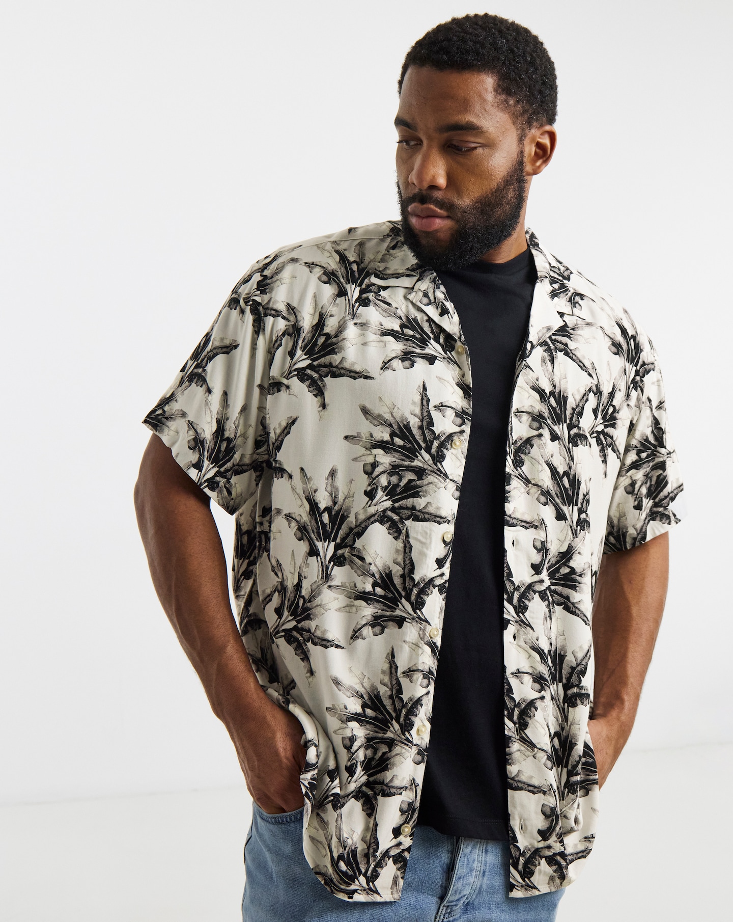 New In - Jack & Jones Jeff Printed Resort Shirt