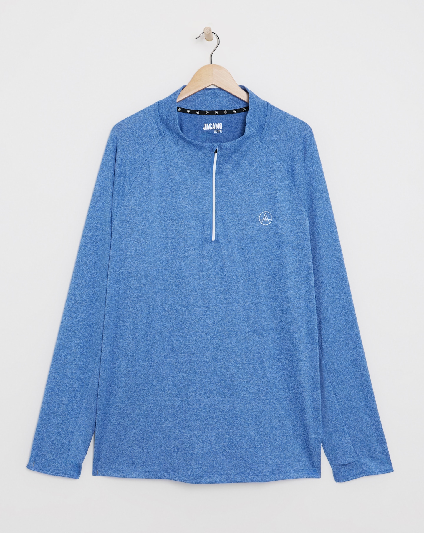 Active 1/4 Zip Track Top
