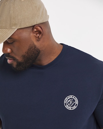 Jack & Jones Alliance Logo T-Shirt - Navy