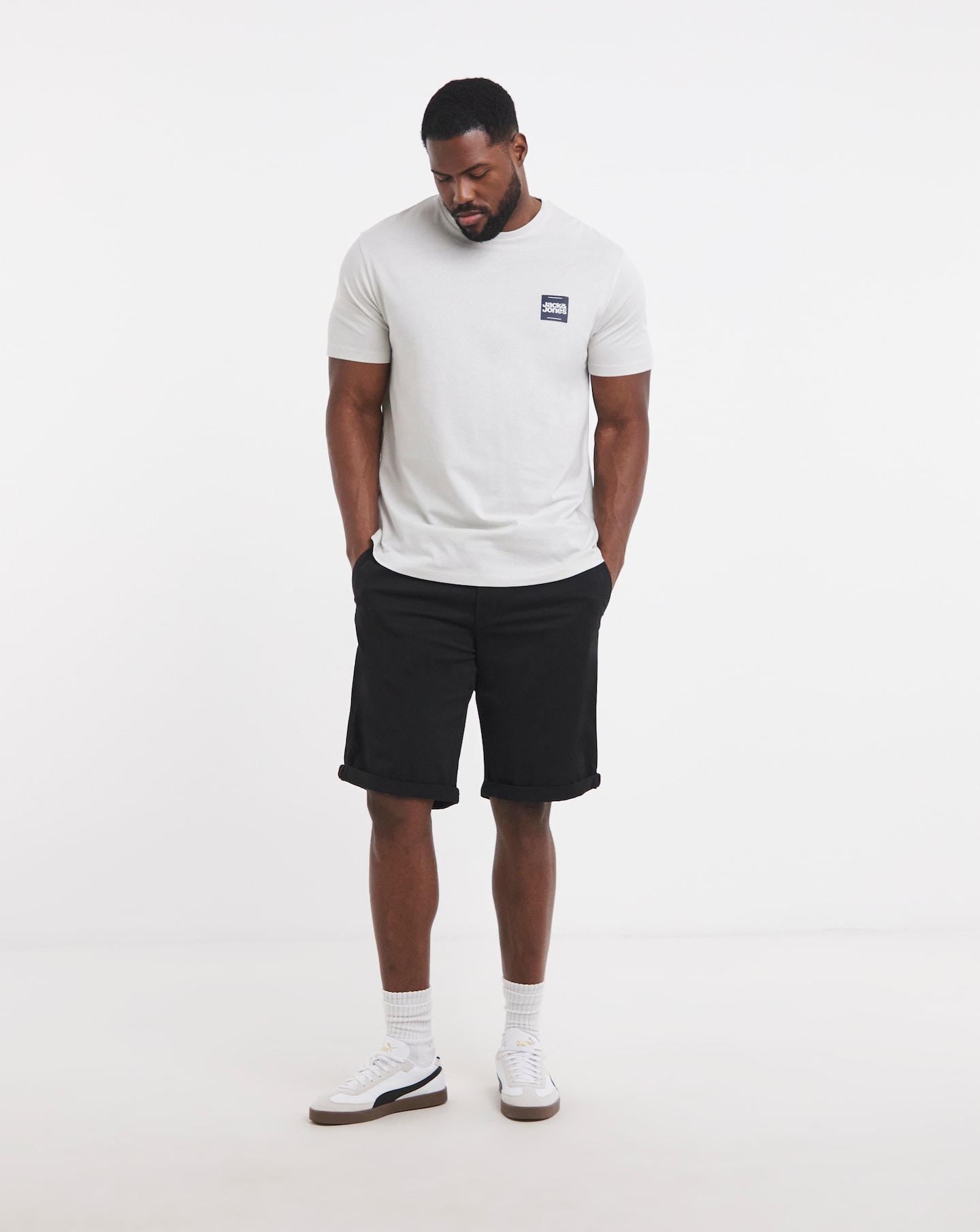 New In - Jack & Jones Bowie Chino Short - Black