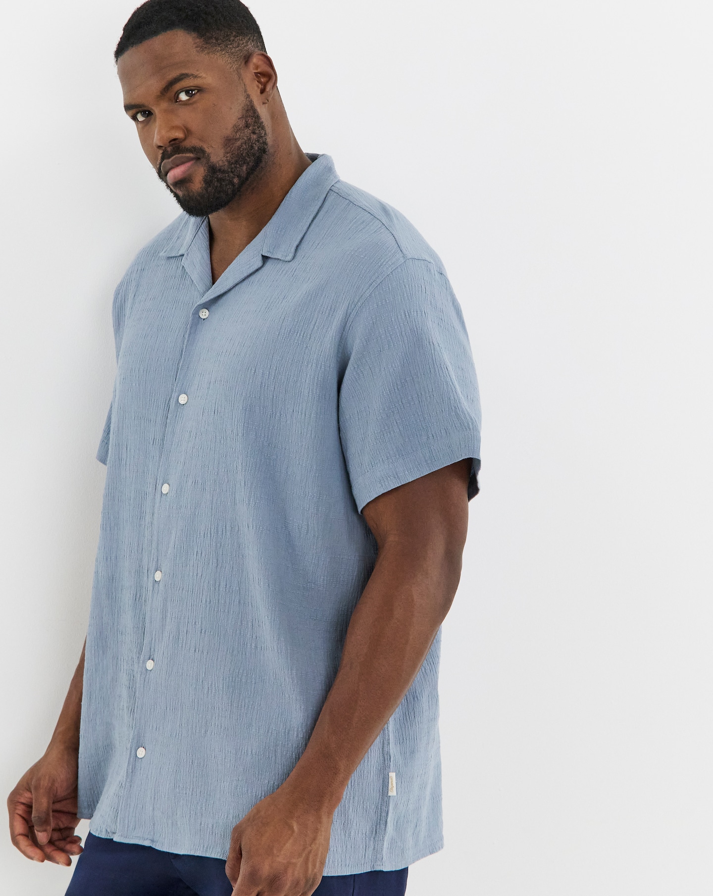New In - Jack & Jones Luke Crinkle Resort Shirt