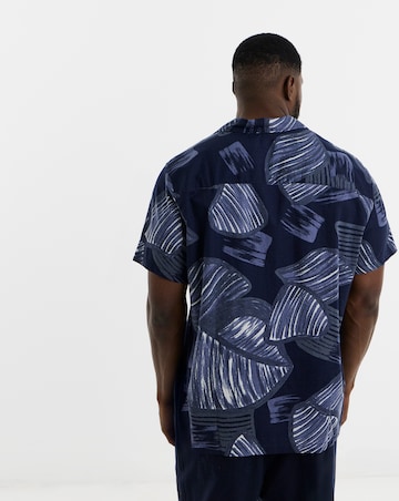 Jack & Jones Premium Venice Printed Shirt - Navy