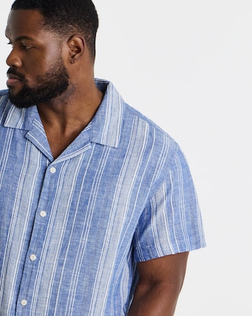 Jack & Jones Premium Linen Blend Shirt - Blue