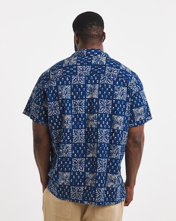Jack & Jones Premium Lyon Printed Shirt - Navy