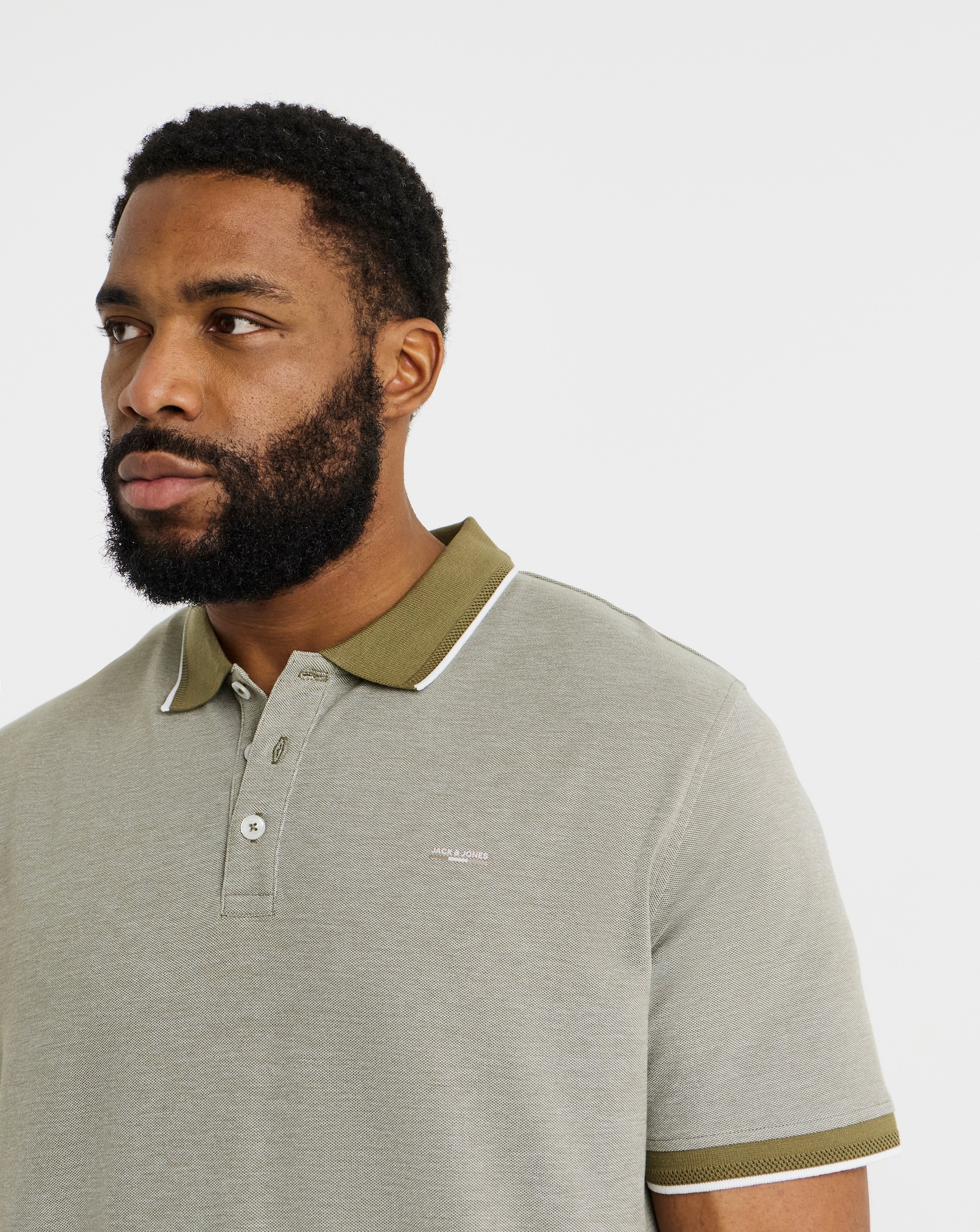 New In - Jack & Jones Premium Alves Polo - Olive