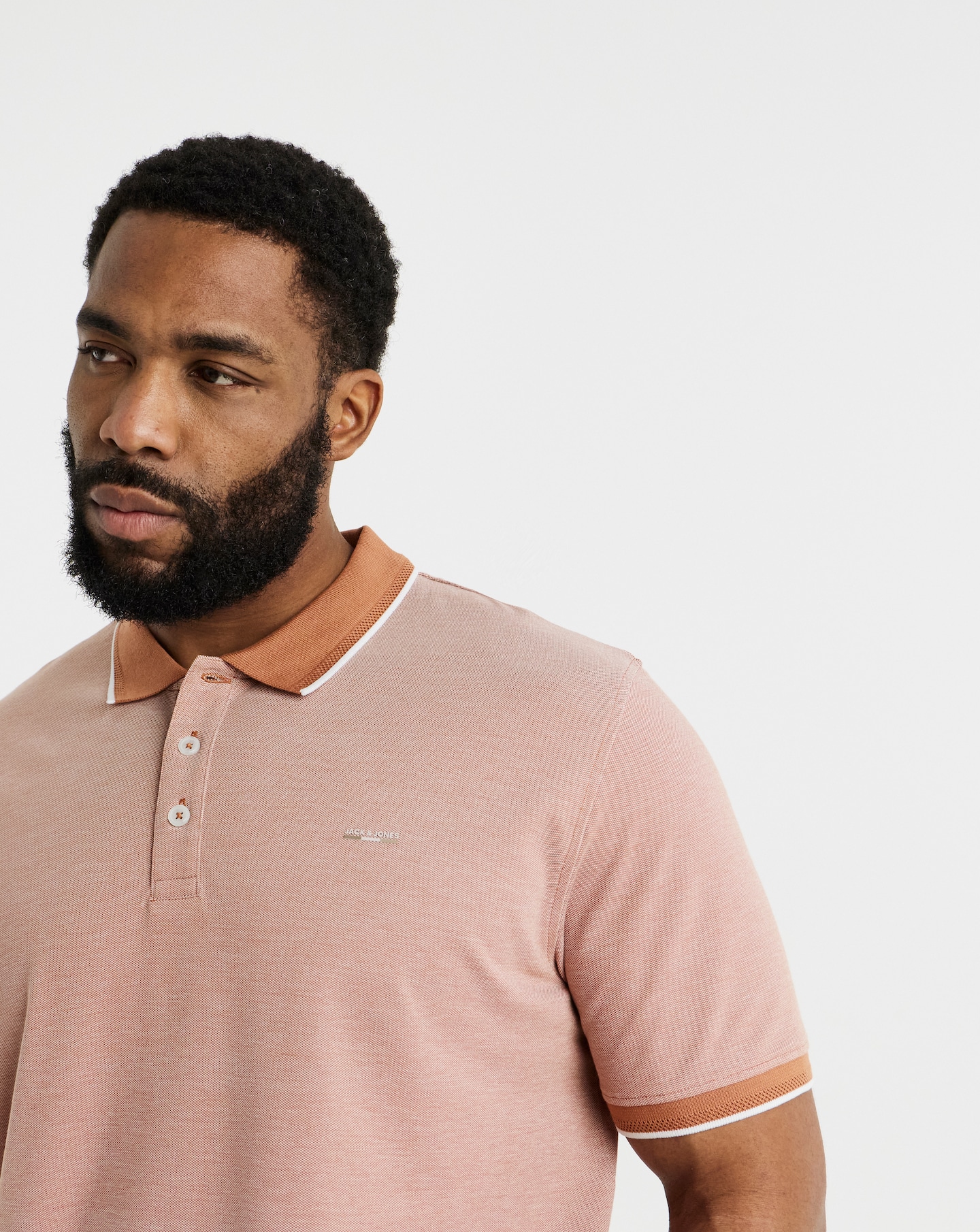 New In - Jack & Jones Premium Alves Polo - Orange