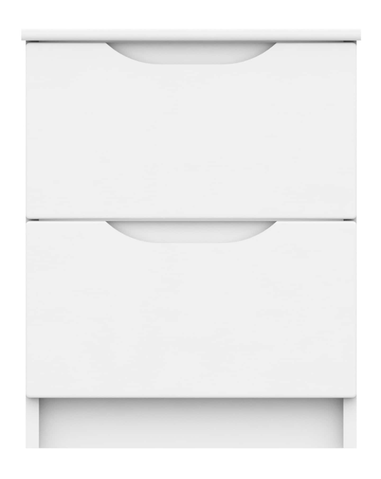 Sorrento Assembled 2 Drawer Bedside