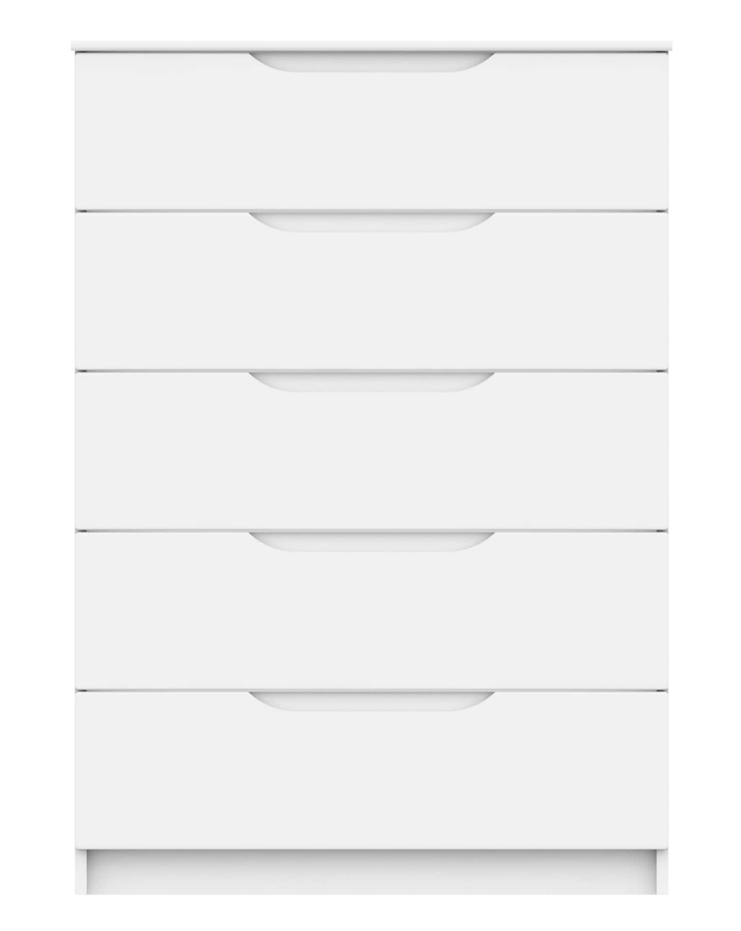 Sorrento Assembled 5 Drawer Wide Chest