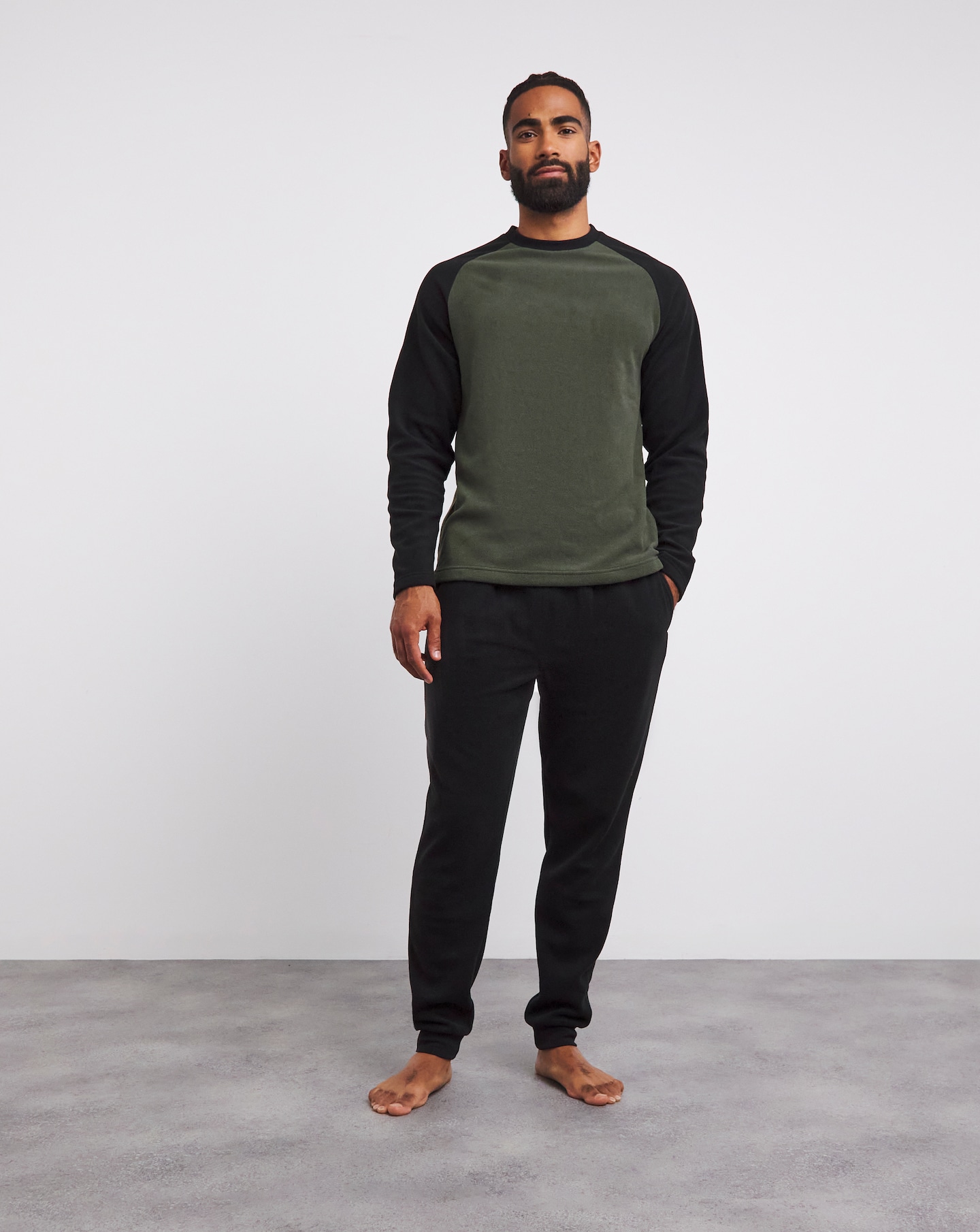 Raglan Micro Fleece Pyjama Set