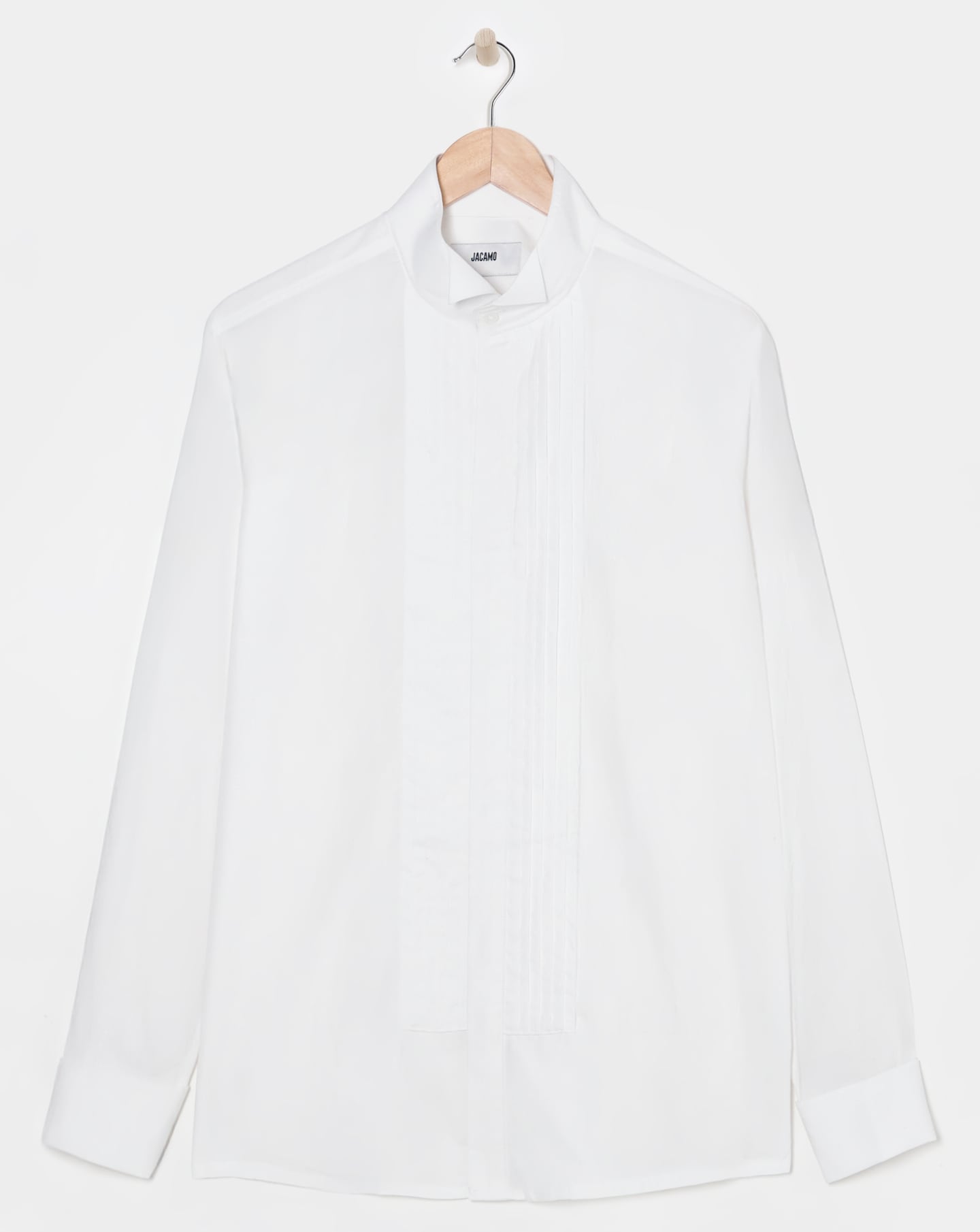White Poplin Dinner Shirt
