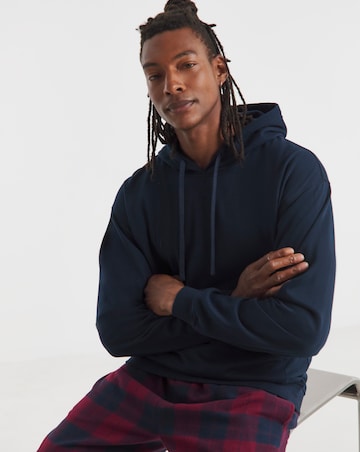 Hoodie and Check Lounge Pant Set