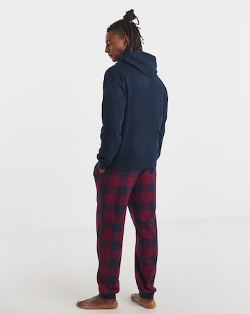 Hoodie and Check Lounge Pant Set