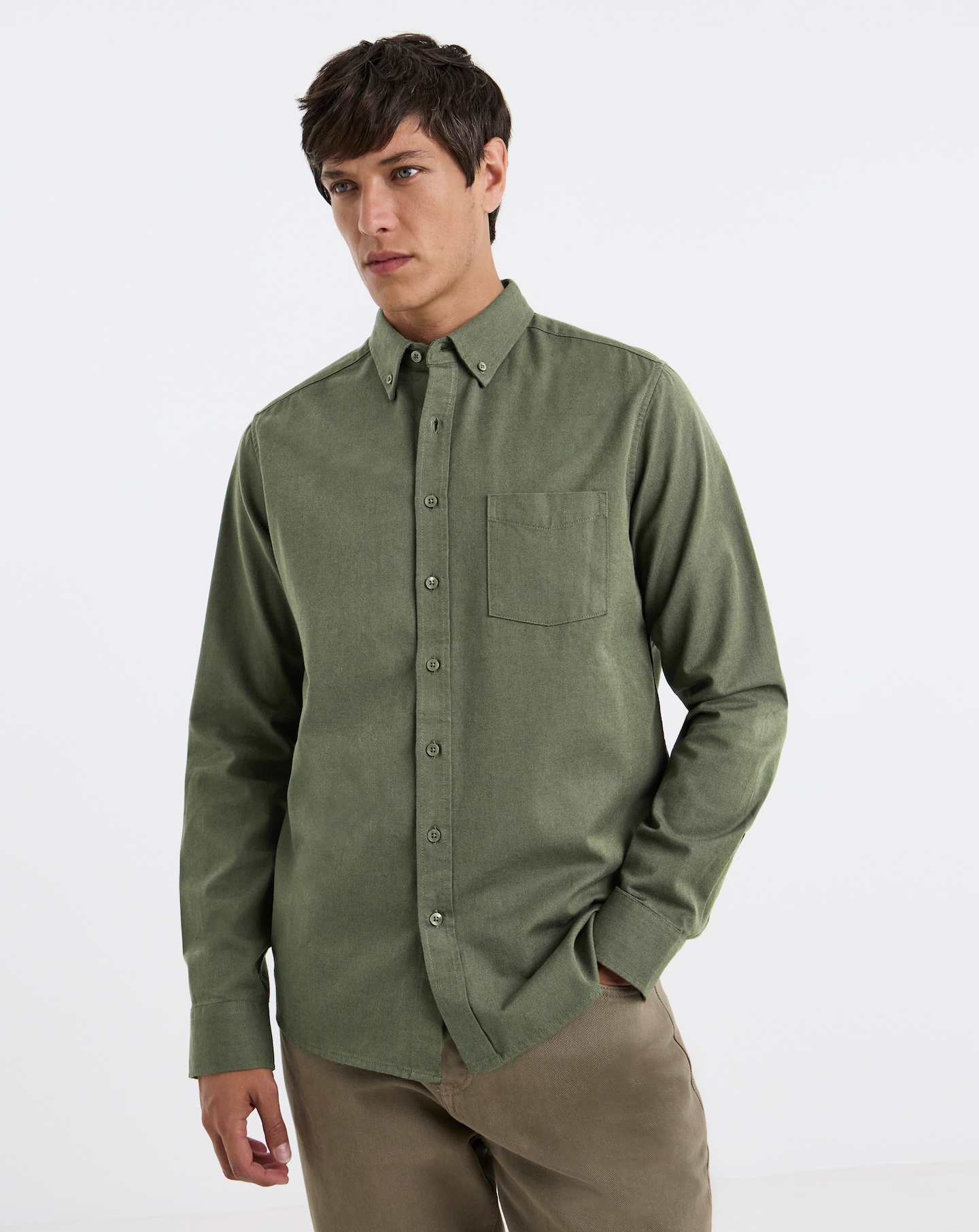 Long Sleeve Oxford Shirt