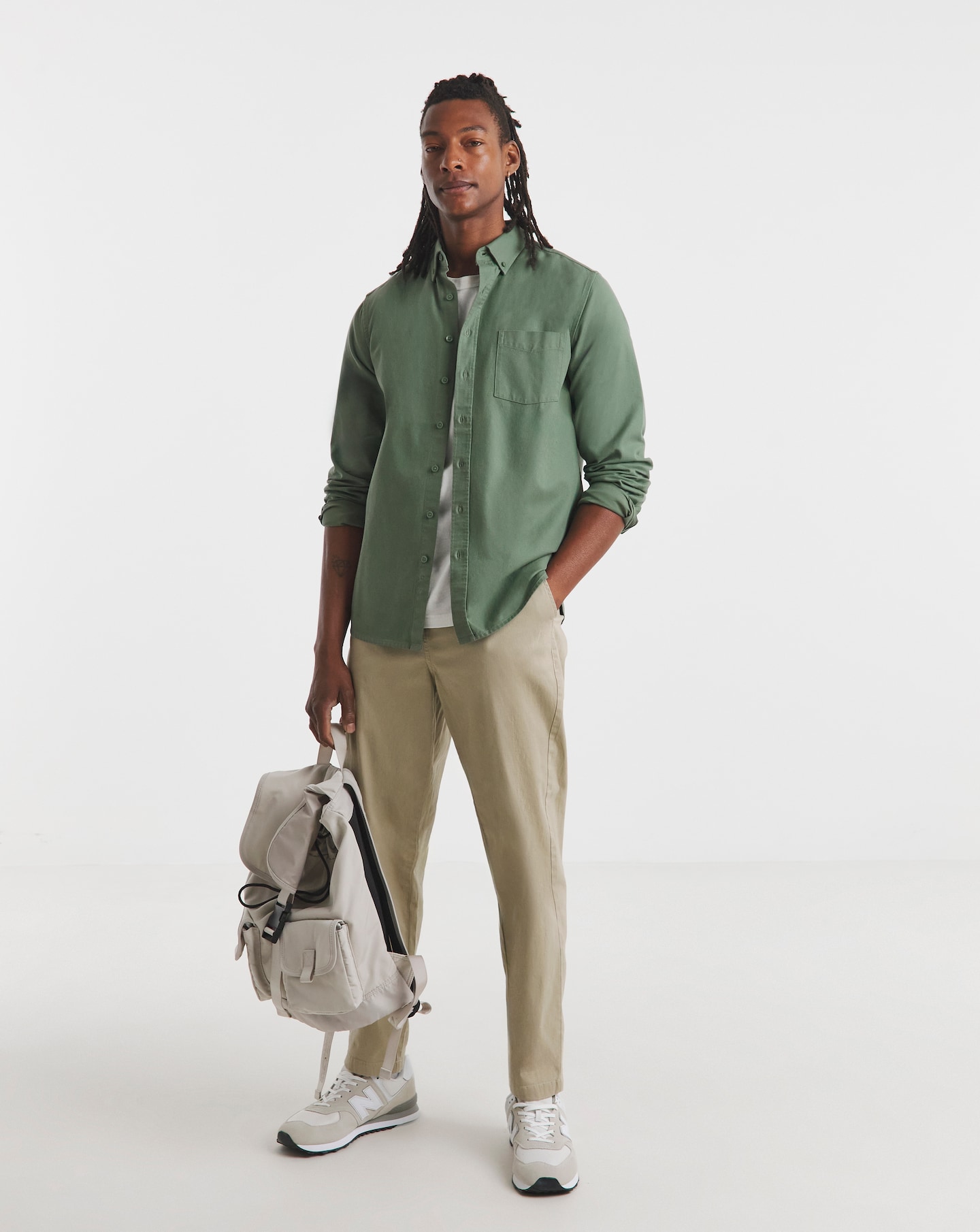 Long Sleeve Oxford Shirt