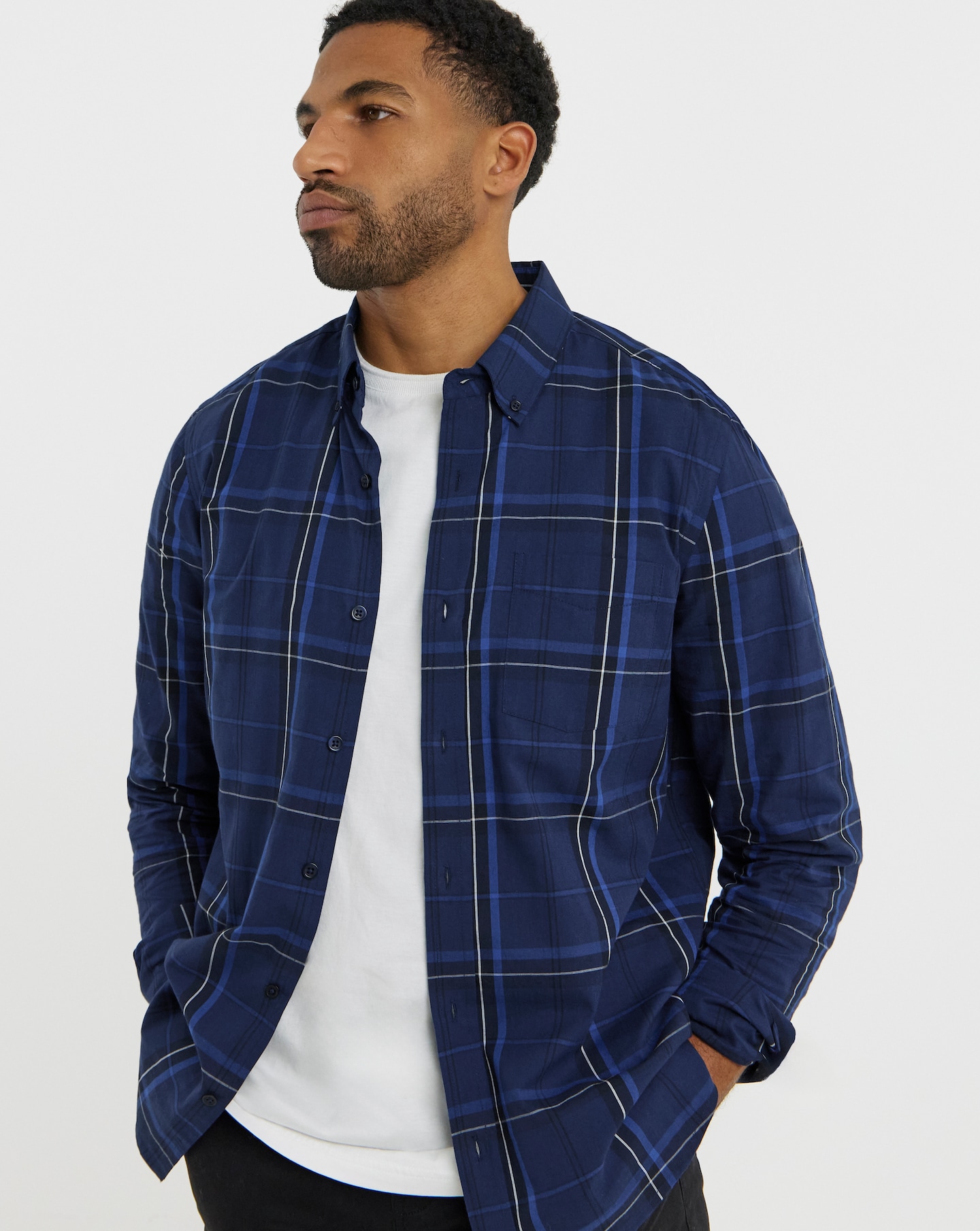 New In - Oxford Check Long Sleeve Shirt