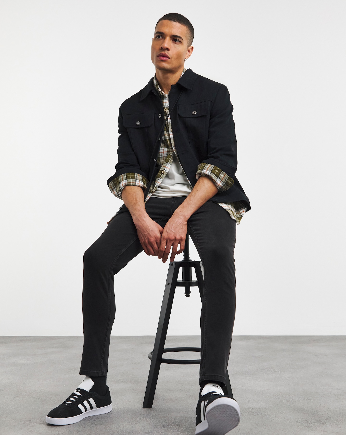 Skinny Fit Stretch Jean Black