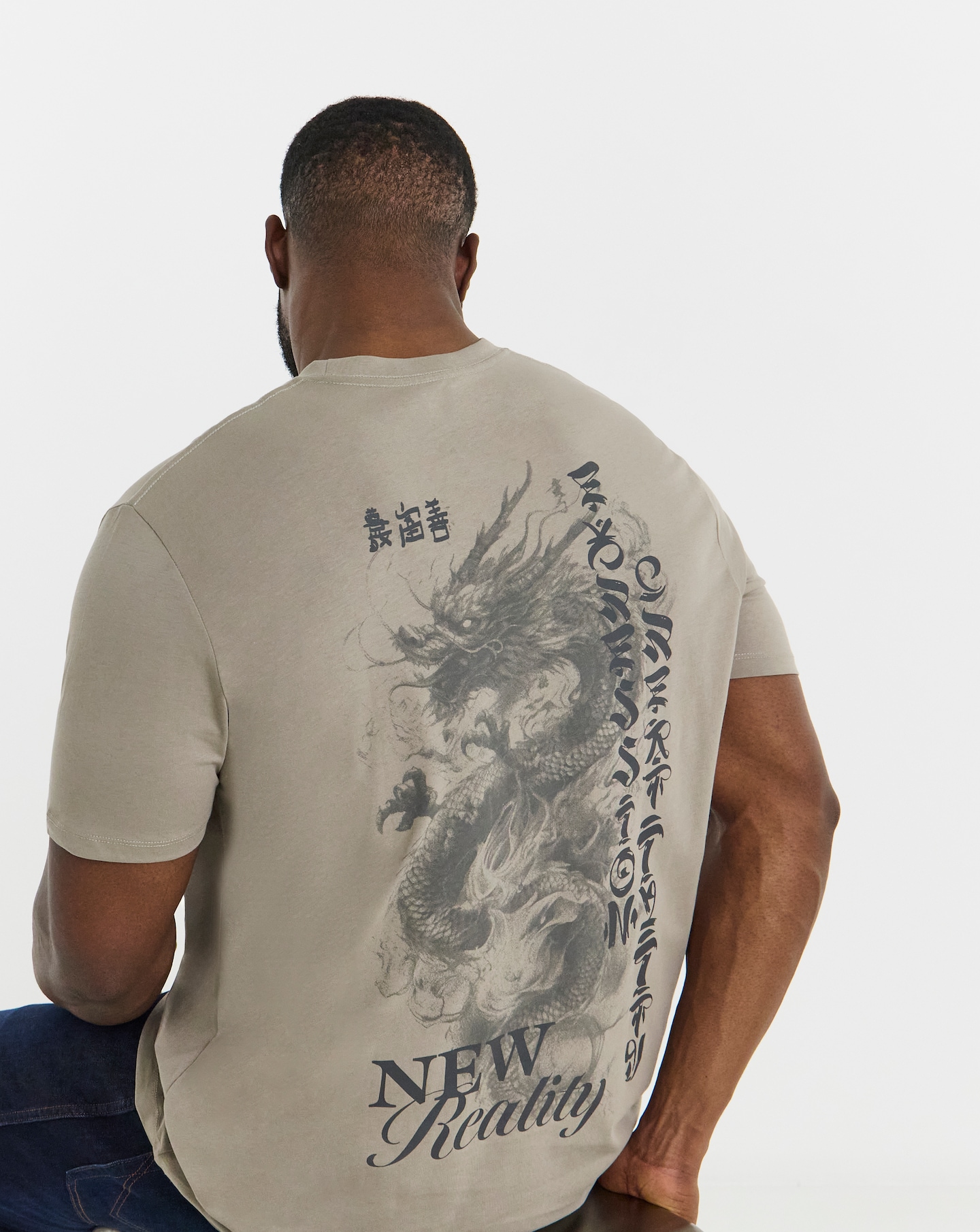 Jack & Jones Dragon Back Graphic T-Shirt