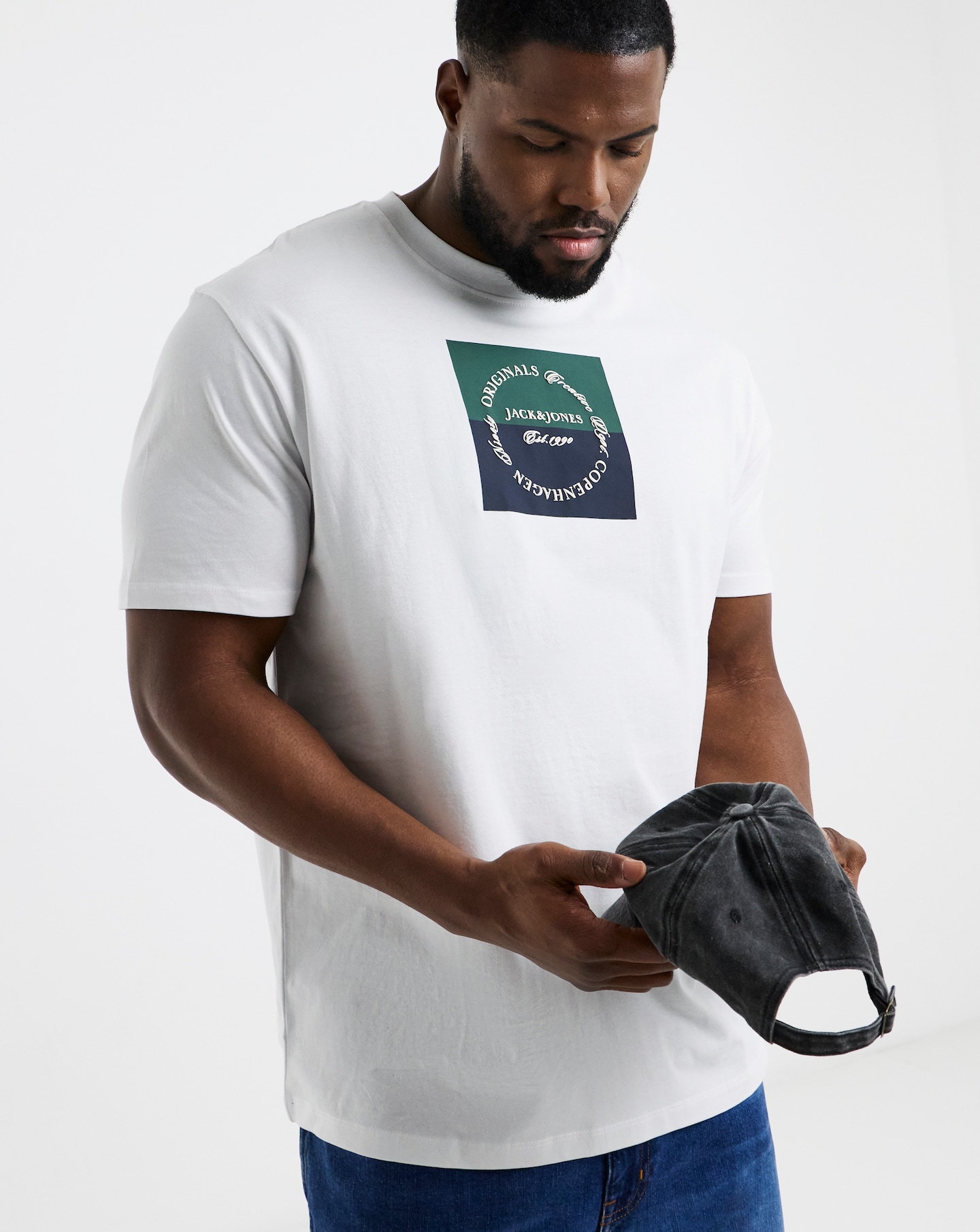 New In - Jack & Jones Square Originals T-Shirt